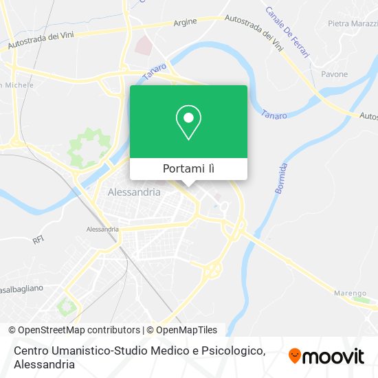 Mappa Centro Umanistico-Studio Medico e Psicologico