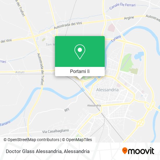 Mappa Doctor Glass Alessandria