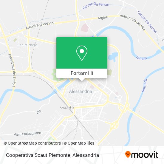 Mappa Cooperativa Scaut Piemonte