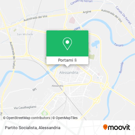 Mappa Partito Socialista