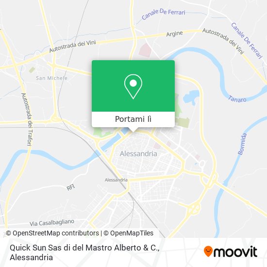 Mappa Quick Sun Sas di del Mastro Alberto & C.