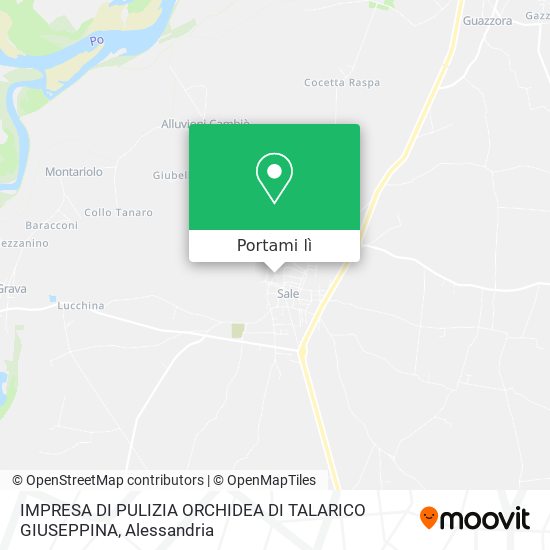 Mappa IMPRESA DI PULIZIA ORCHIDEA DI TALARICO GIUSEPPINA