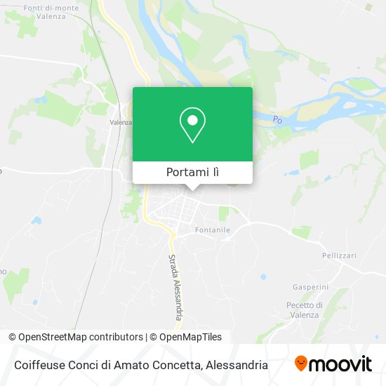 Mappa Coiffeuse Conci di Amato Concetta