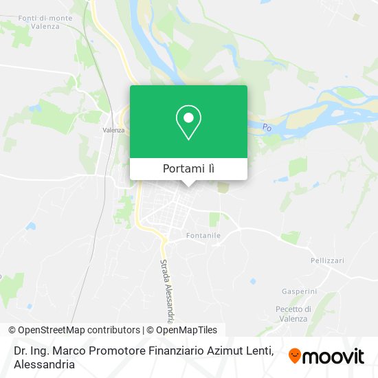 Mappa Dr. Ing. Marco Promotore Finanziario Azimut Lenti