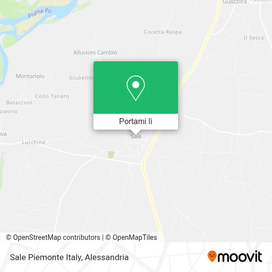 Mappa Sale Piemonte Italy