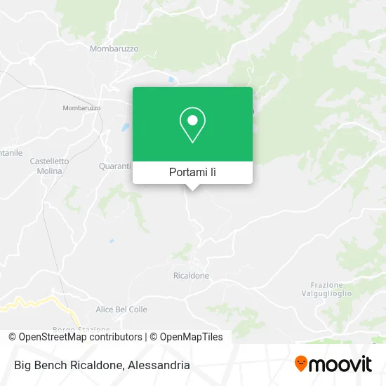 Mappa Big Bench Ricaldone