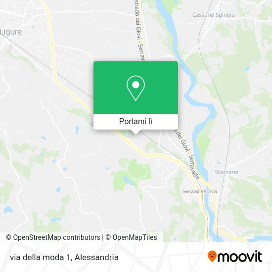 Mappa via della moda 1