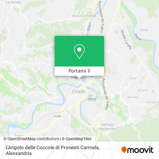 Mappa L'Angolo delle Coccole di Pronestì Carmela