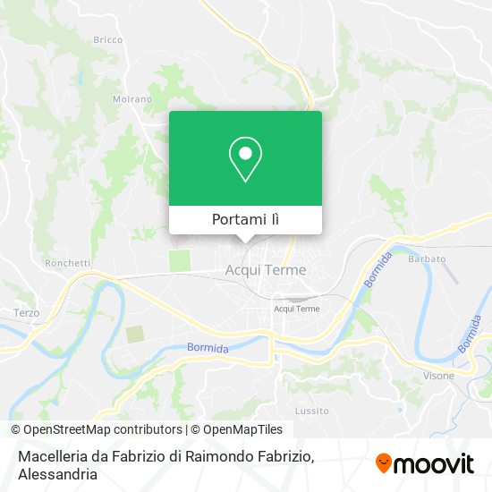 Mappa Macelleria da Fabrizio di Raimondo Fabrizio