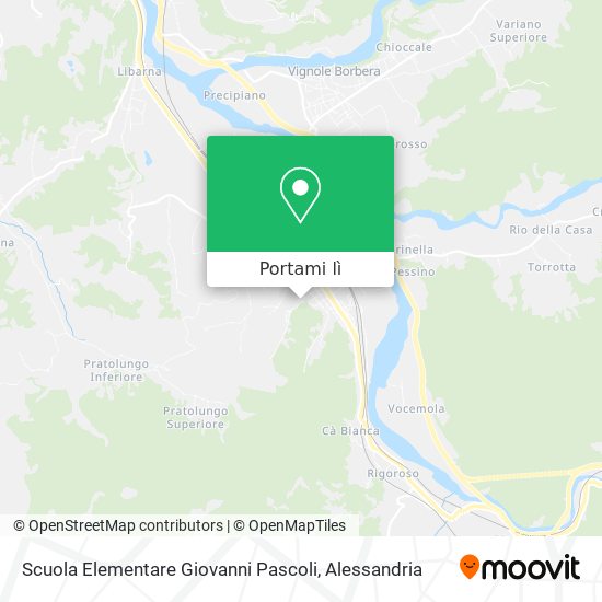 Mappa Scuola Elementare Giovanni Pascoli