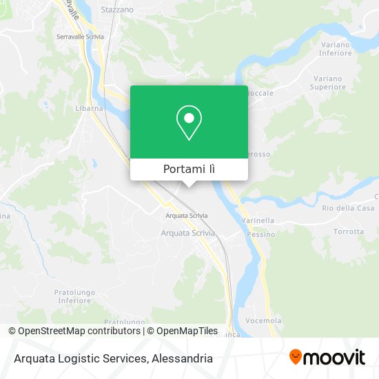 Mappa Arquata Logistic Services