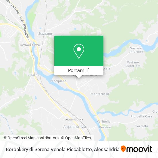 Mappa Borbakery di Serena Venola Piccablotto