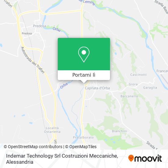 Mappa Indemar Technology Srl Costruzioni Meccaniche