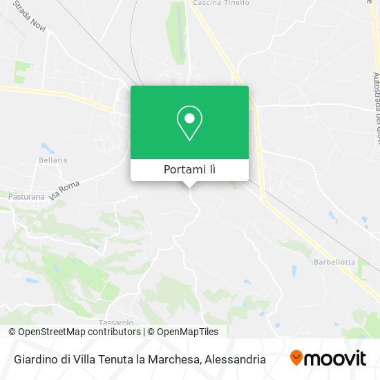 Mappa Giardino di Villa Tenuta la Marchesa