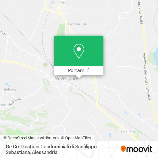 Mappa Ge.Co. Gestioni Condominiali di Sanfilippo Sebastiana
