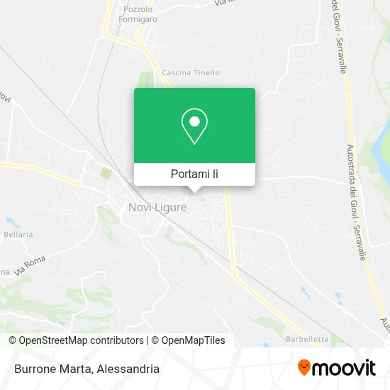 Mappa Burrone Marta