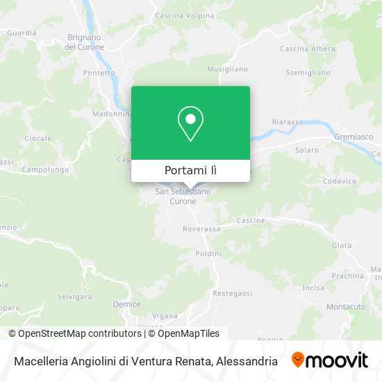 Mappa Macelleria Angiolini di Ventura Renata