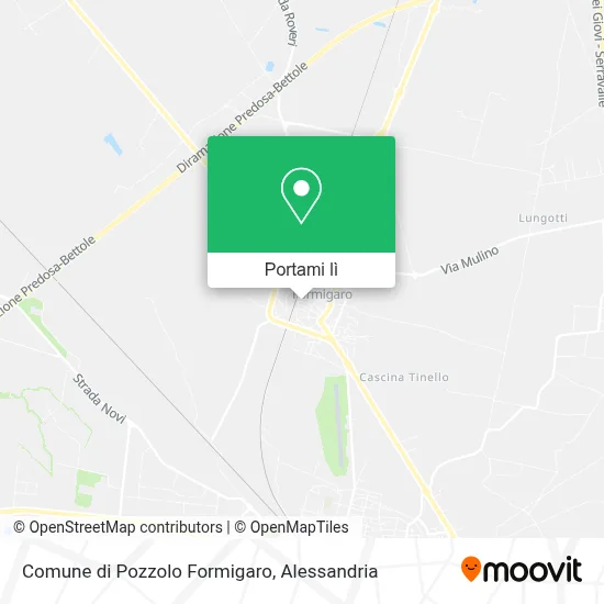 Mappa Comune di Pozzolo Formigaro