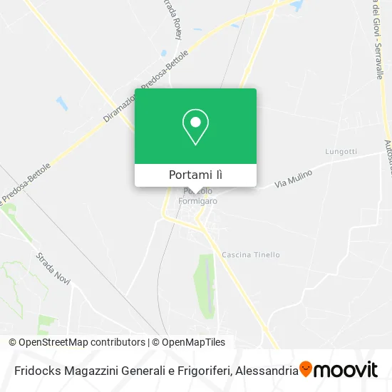 Mappa Fridocks Magazzini Generali e Frigoriferi