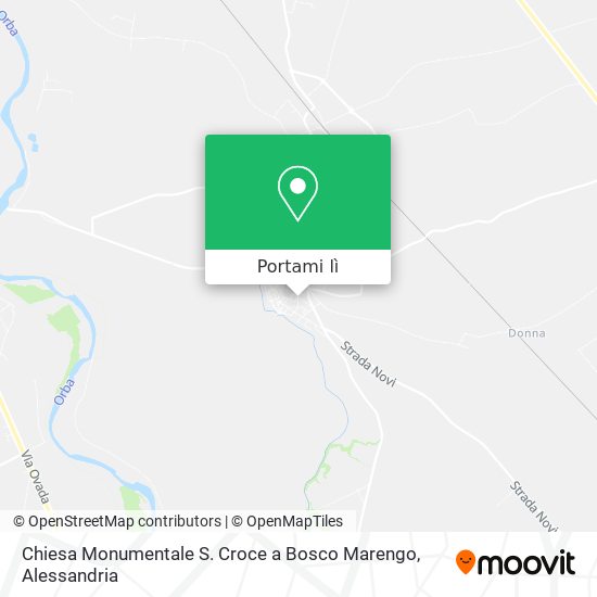 Mappa Chiesa Monumentale S. Croce a Bosco Marengo