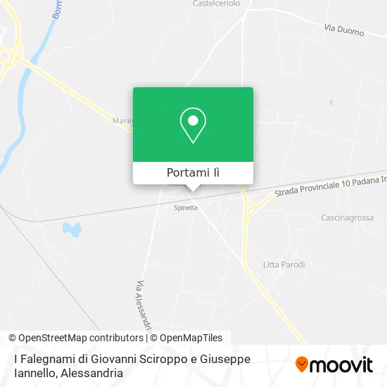 Mappa I Falegnami di Giovanni Sciroppo e Giuseppe Iannello