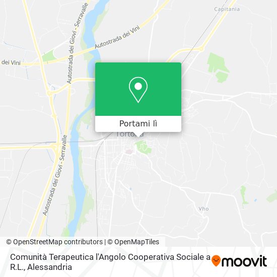 Mappa Comunità Terapeutica l'Angolo Cooperativa Sociale a R.L.