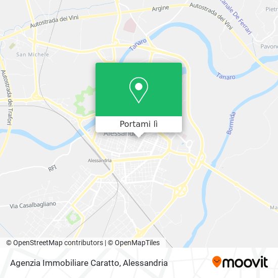 Mappa Agenzia Immobiliare Caratto