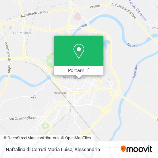 Mappa Naftalina di Cerruti Maria Luisa