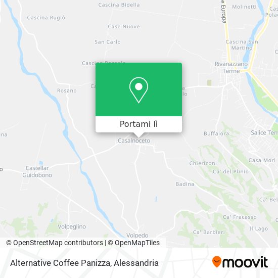 Mappa Alternative Coffee Panizza