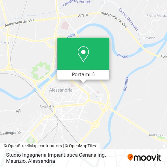 Mappa Studio Ingegneria Impiantistica Ceriana Ing. Maurizio