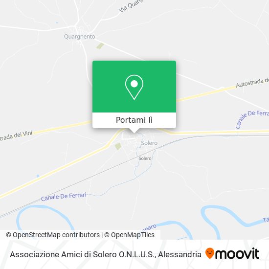 Mappa Associazione Amici di Solero O.N.L.U.S.