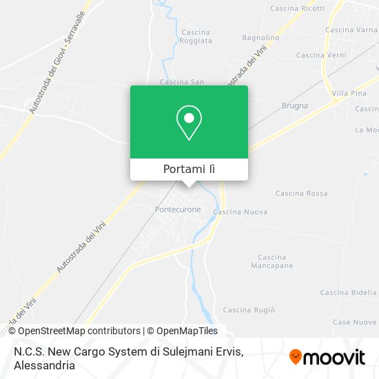 Mappa N.C.S. New Cargo System di Sulejmani Ervis