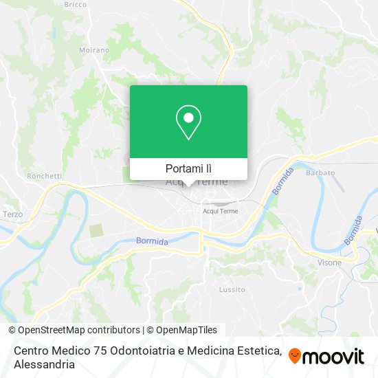 Mappa Centro Medico 75 Odontoiatria e Medicina Estetica