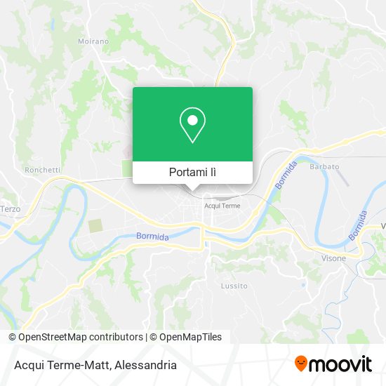 Mappa Acqui Terme-Matt