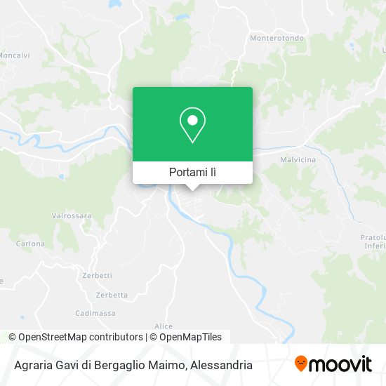 Mappa Agraria Gavi di Bergaglio Maimo