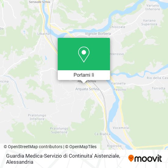 Mappa Guardia Medica-Servizio di Continuita' Aistenziale