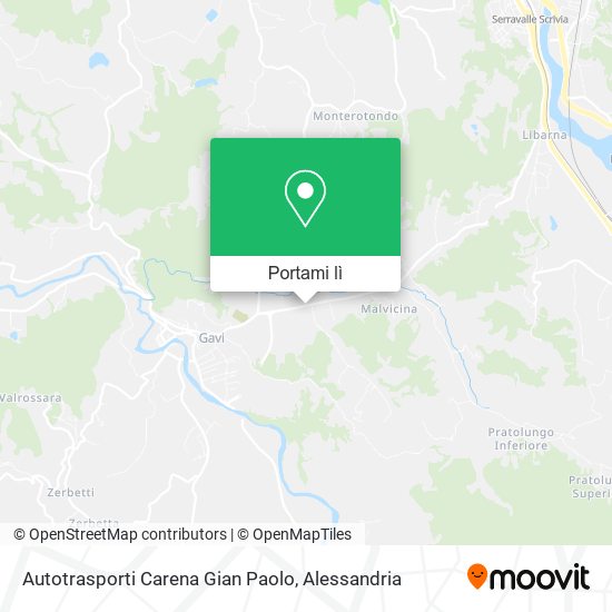 Mappa Autotrasporti Carena Gian Paolo