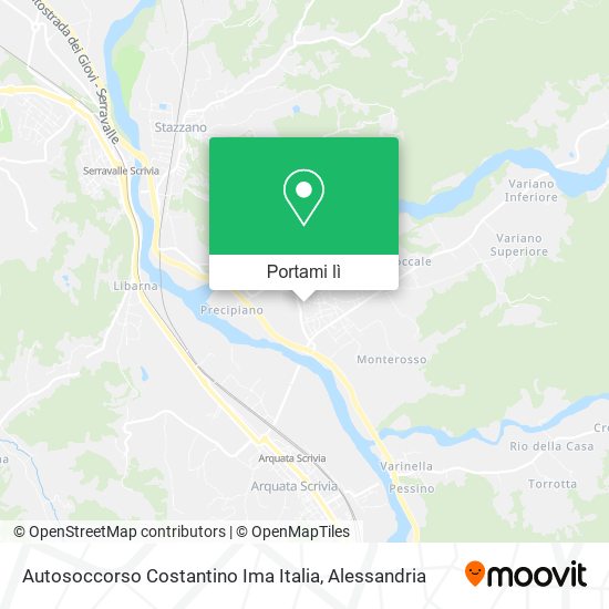 Mappa Autosoccorso Costantino Ima Italia