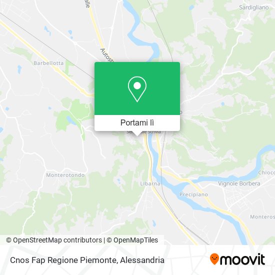 Mappa Cnos Fap Regione Piemonte