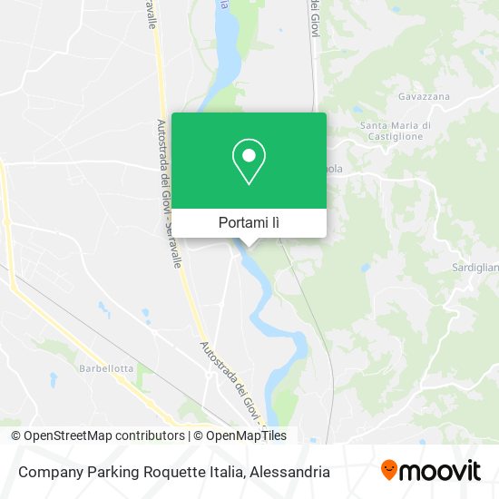 Mappa Company Parking Roquette Italia