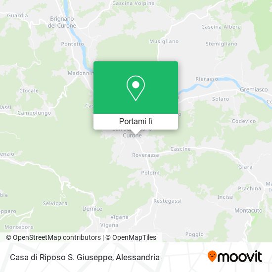 Mappa Casa di Riposo S. Giuseppe