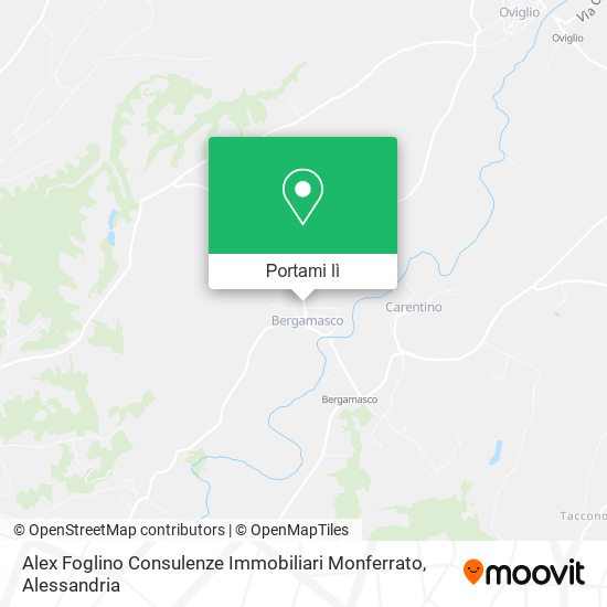 Mappa Alex Foglino Consulenze Immobiliari Monferrato