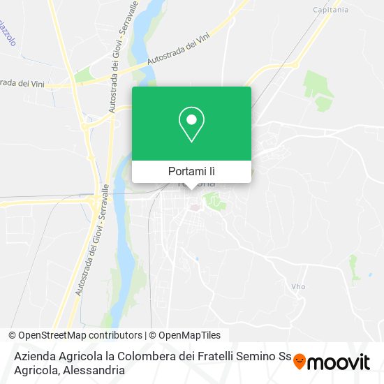 Mappa Azienda Agricola la Colombera dei Fratelli Semino Ss Agricola
