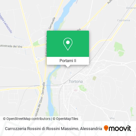 Mappa Carrozzeria Rossini di Rossini Massimo