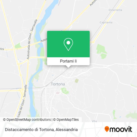 Mappa Distaccamento di Tortona