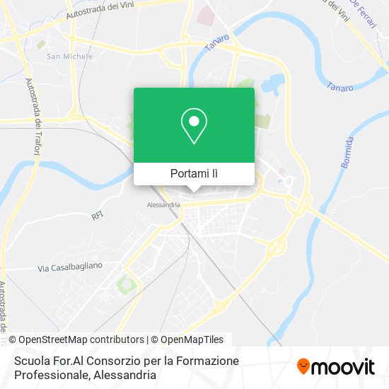 Mappa Scuola For.Al Consorzio per la Formazione Professionale