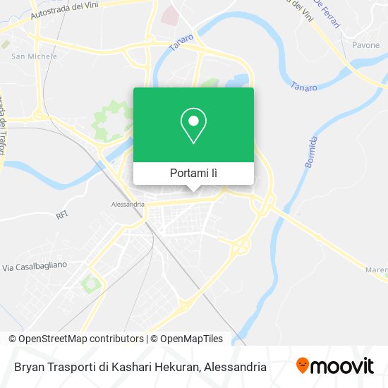 Mappa Bryan Trasporti di Kashari Hekuran