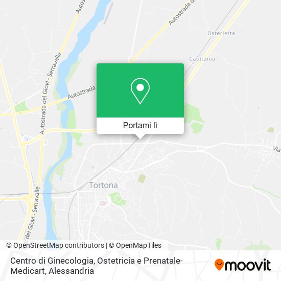 Mappa Centro di Ginecologia, Ostetricia e Prenatale-Medicart