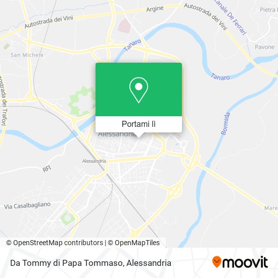 Mappa Da Tommy di Papa Tommaso