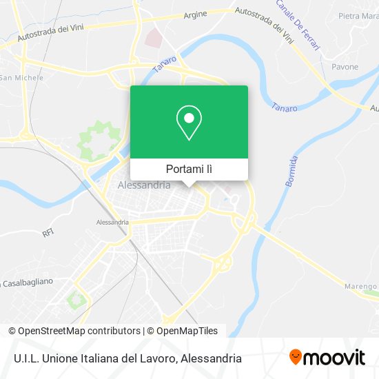 Mappa U.I.L. Unione Italiana del Lavoro